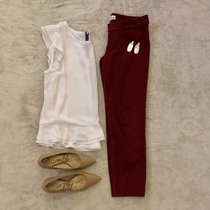 OLD NAVY Pixie Pants Maroon